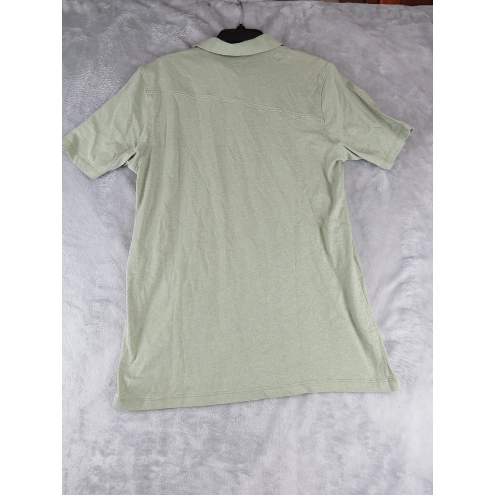Volcom Polo Shirt Mens Medium Green Short Sleeve Casual Classic Skate Surf Logo - Picture 4 of 8